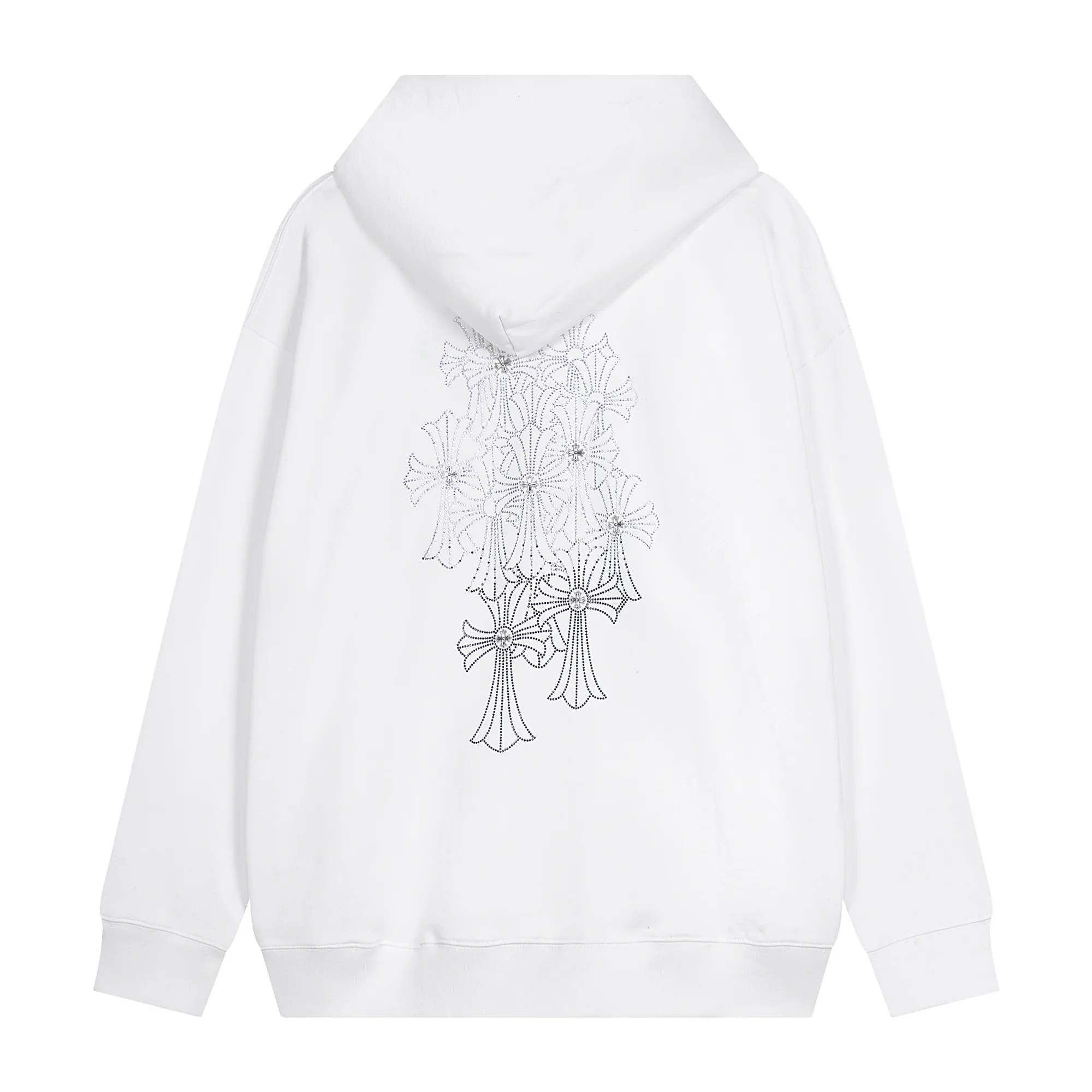 P310 Chrome Hearts Chrome Hearts Metal Cardigan Sweater Size: SMLXL Color: Black, White
